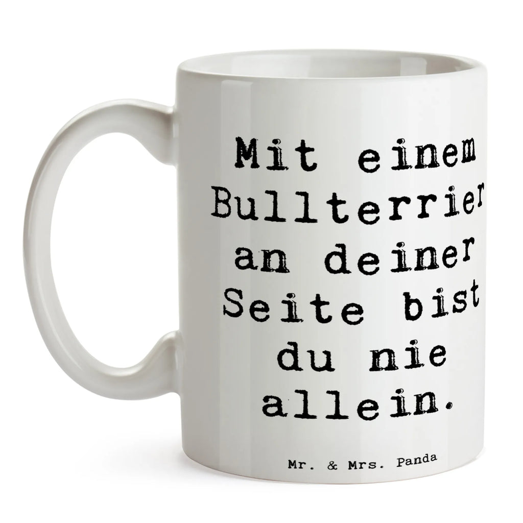 Tasse Spruch Bullterrier Begleiter Tasse, Kaffeetasse, Teetasse, Becher, Kaffeebecher, Teebecher, Keramiktasse, Porzellantasse, Büro Tasse, Geschenk Tasse, Tasse Sprüche, Tasse Motive, Kaffeetassen, Tasse bedrucken, Designer Tasse, Cappuccino Tassen, Schöne Teetassen, Hund, Hunderasse, Rassehund, Hundebesitzer, Geschenk, Tierfreund, Schenken, Welpe