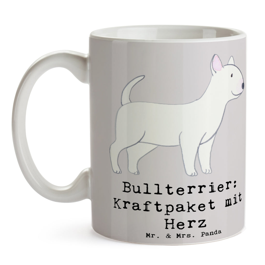 Tasse Bullterrier Kraftpaket Tasse, Kaffeetasse, Teetasse, Becher, Kaffeebecher, Teebecher, Keramiktasse, Porzellantasse, Büro Tasse, Geschenk Tasse, Tasse Sprüche, Tasse Motive, Kaffeetassen, Tasse bedrucken, Designer Tasse, Cappuccino Tassen, Schöne Teetassen, Hund, Hunderasse, Rassehund, Hundebesitzer, Geschenk, Tierfreund, Schenken, Welpe