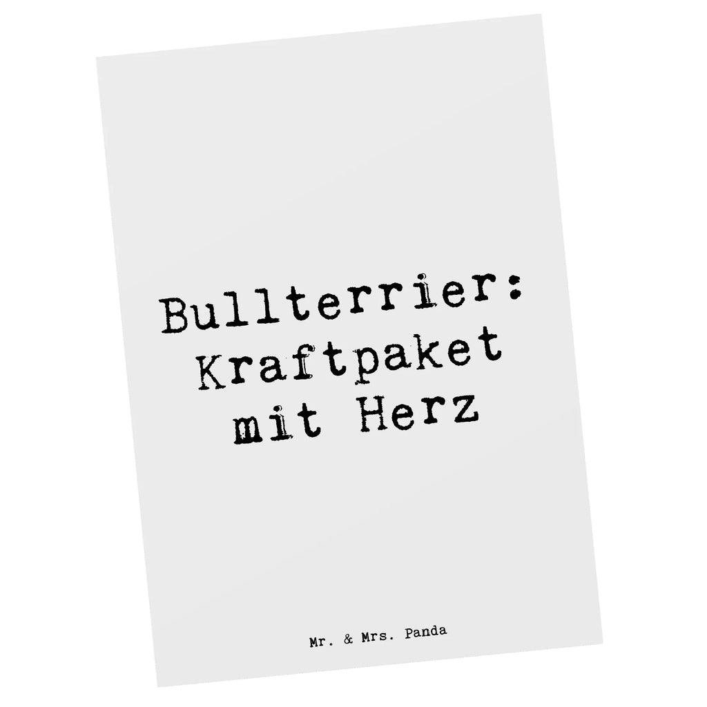 Postkarte Spruch Bullterrier Kraftpaket Postkarte, Karte, Geschenkkarte, Grußkarte, Einladung, Ansichtskarte, Geburtstagskarte, Einladungskarte, Dankeskarte, Ansichtskarten, Einladung Geburtstag, Einladungskarten Geburtstag, Hund, Hunderasse, Rassehund, Hundebesitzer, Geschenk, Tierfreund, Schenken, Welpe