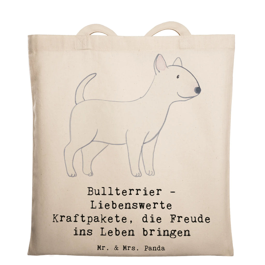 Tragetasche Bullterrier Kraftpaket Beuteltasche, Beutel, Einkaufstasche, Jutebeutel, Stoffbeutel, Tasche, Shopper, Umhängetasche, Strandtasche, Schultertasche, Stofftasche, Tragetasche, Badetasche, Jutetasche, Einkaufstüte, Laptoptasche, Hund, Hunderasse, Rassehund, Hundebesitzer, Geschenk, Tierfreund, Schenken, Welpe