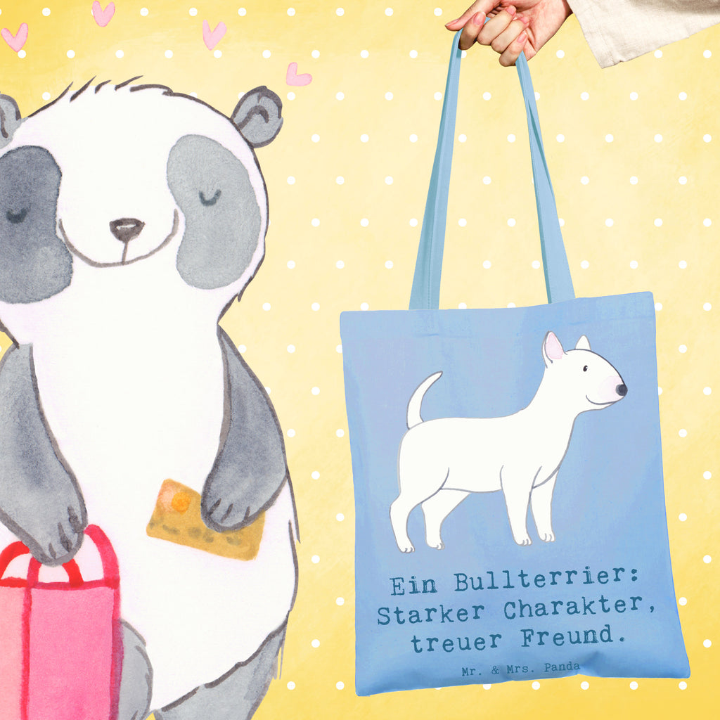 Tragetasche Bullterrier Freund Beuteltasche, Beutel, Einkaufstasche, Jutebeutel, Stoffbeutel, Tasche, Shopper, Umhängetasche, Strandtasche, Schultertasche, Stofftasche, Tragetasche, Badetasche, Jutetasche, Einkaufstüte, Laptoptasche, Hund, Hunderasse, Rassehund, Hundebesitzer, Geschenk, Tierfreund, Schenken, Welpe