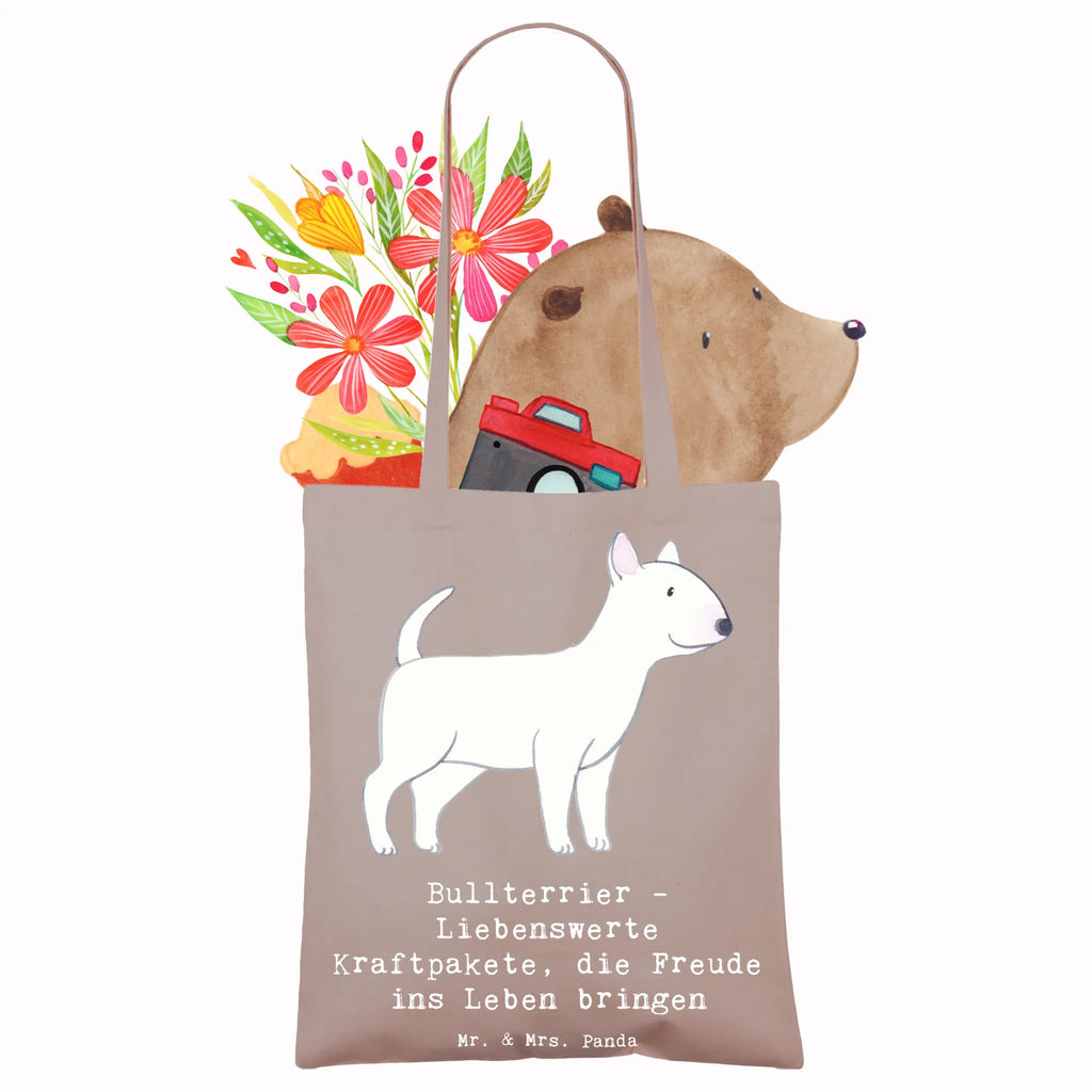 Tragetasche Bullterrier Kraftpaket Beuteltasche, Beutel, Einkaufstasche, Jutebeutel, Stoffbeutel, Tasche, Shopper, Umhängetasche, Strandtasche, Schultertasche, Stofftasche, Tragetasche, Badetasche, Jutetasche, Einkaufstüte, Laptoptasche, Hund, Hunderasse, Rassehund, Hundebesitzer, Geschenk, Tierfreund, Schenken, Welpe