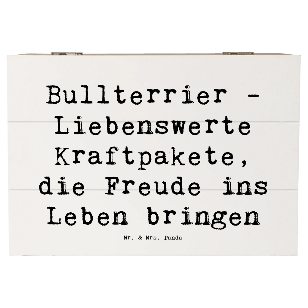 Holzkiste Spruch Bullterrier Kraftpaket Holzkiste, Kiste, Schatzkiste, Truhe, Schatulle, XXL, Erinnerungsbox, Erinnerungskiste, Dekokiste, Aufbewahrungsbox, Geschenkbox, Geschenkdose, Hund, Hunderasse, Rassehund, Hundebesitzer, Geschenk, Tierfreund, Schenken, Welpe