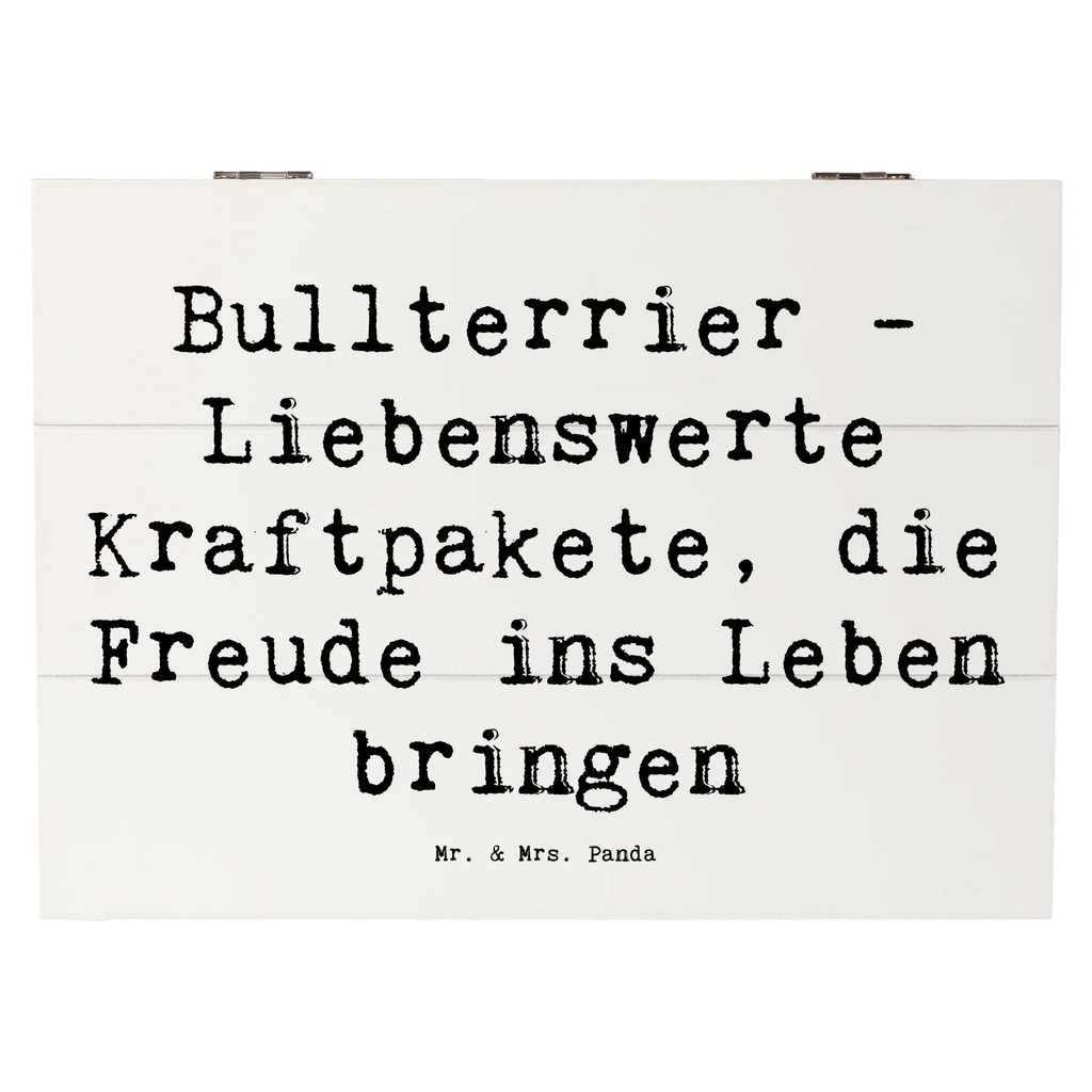 Holzkiste Spruch Bullterrier Kraftpaket Holzkiste, Kiste, Schatzkiste, Truhe, Schatulle, XXL, Erinnerungsbox, Erinnerungskiste, Dekokiste, Aufbewahrungsbox, Geschenkbox, Geschenkdose, Hund, Hunderasse, Rassehund, Hundebesitzer, Geschenk, Tierfreund, Schenken, Welpe