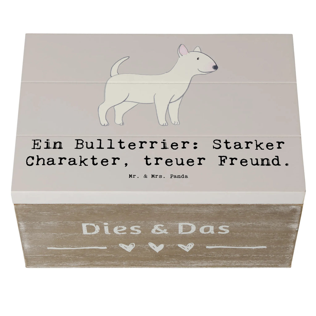 Holzkiste Bullterrier Freund Holzkiste, Kiste, Schatzkiste, Truhe, Schatulle, XXL, Erinnerungsbox, Erinnerungskiste, Dekokiste, Aufbewahrungsbox, Geschenkbox, Geschenkdose, Hund, Hunderasse, Rassehund, Hundebesitzer, Geschenk, Tierfreund, Schenken, Welpe