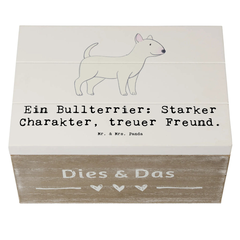 Holzkiste Bullterrier Freund Holzkiste, Kiste, Schatzkiste, Truhe, Schatulle, XXL, Erinnerungsbox, Erinnerungskiste, Dekokiste, Aufbewahrungsbox, Geschenkbox, Geschenkdose, Hund, Hunderasse, Rassehund, Hundebesitzer, Geschenk, Tierfreund, Schenken, Welpe