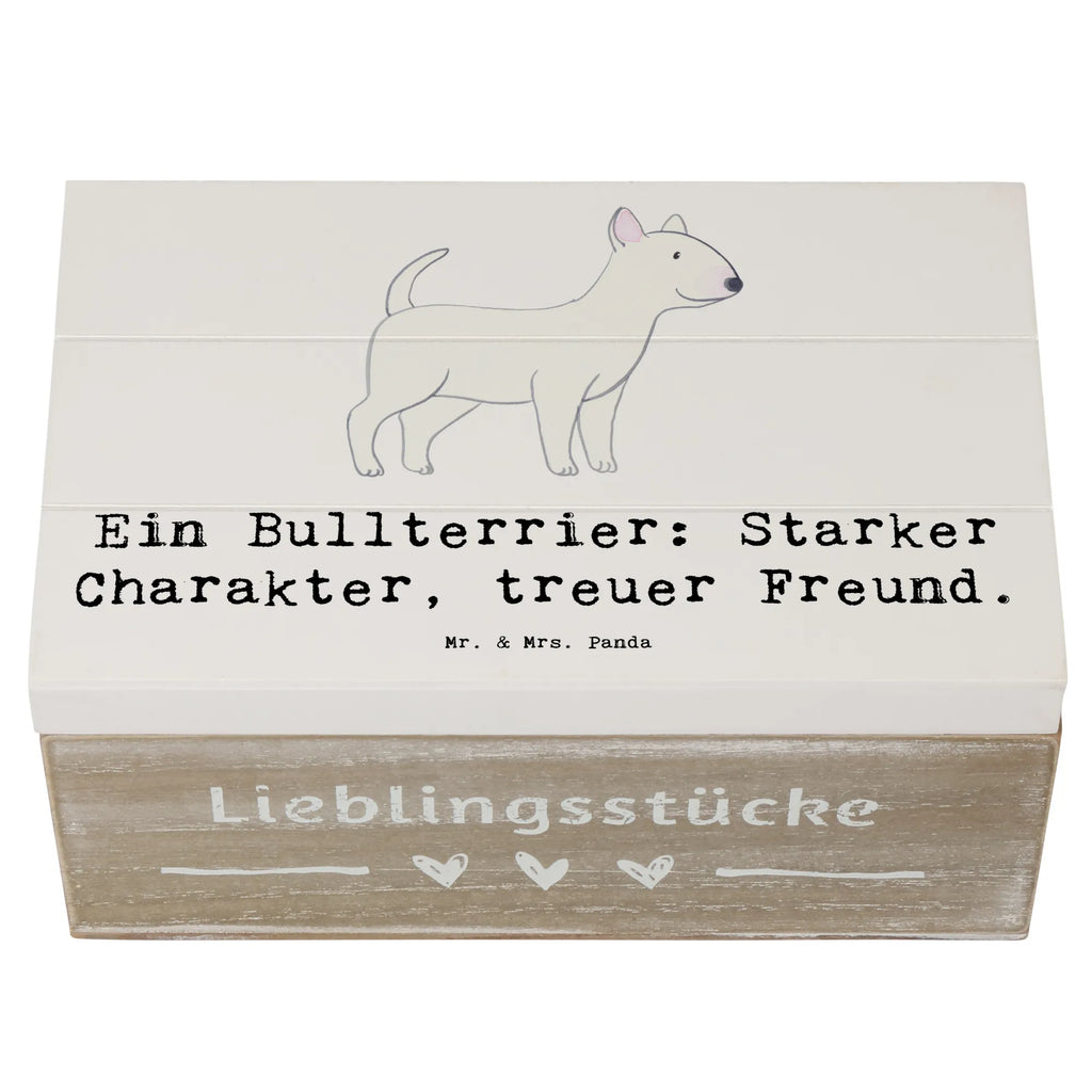 Holzkiste Bullterrier Freund Holzkiste, Kiste, Schatzkiste, Truhe, Schatulle, XXL, Erinnerungsbox, Erinnerungskiste, Dekokiste, Aufbewahrungsbox, Geschenkbox, Geschenkdose, Hund, Hunderasse, Rassehund, Hundebesitzer, Geschenk, Tierfreund, Schenken, Welpe