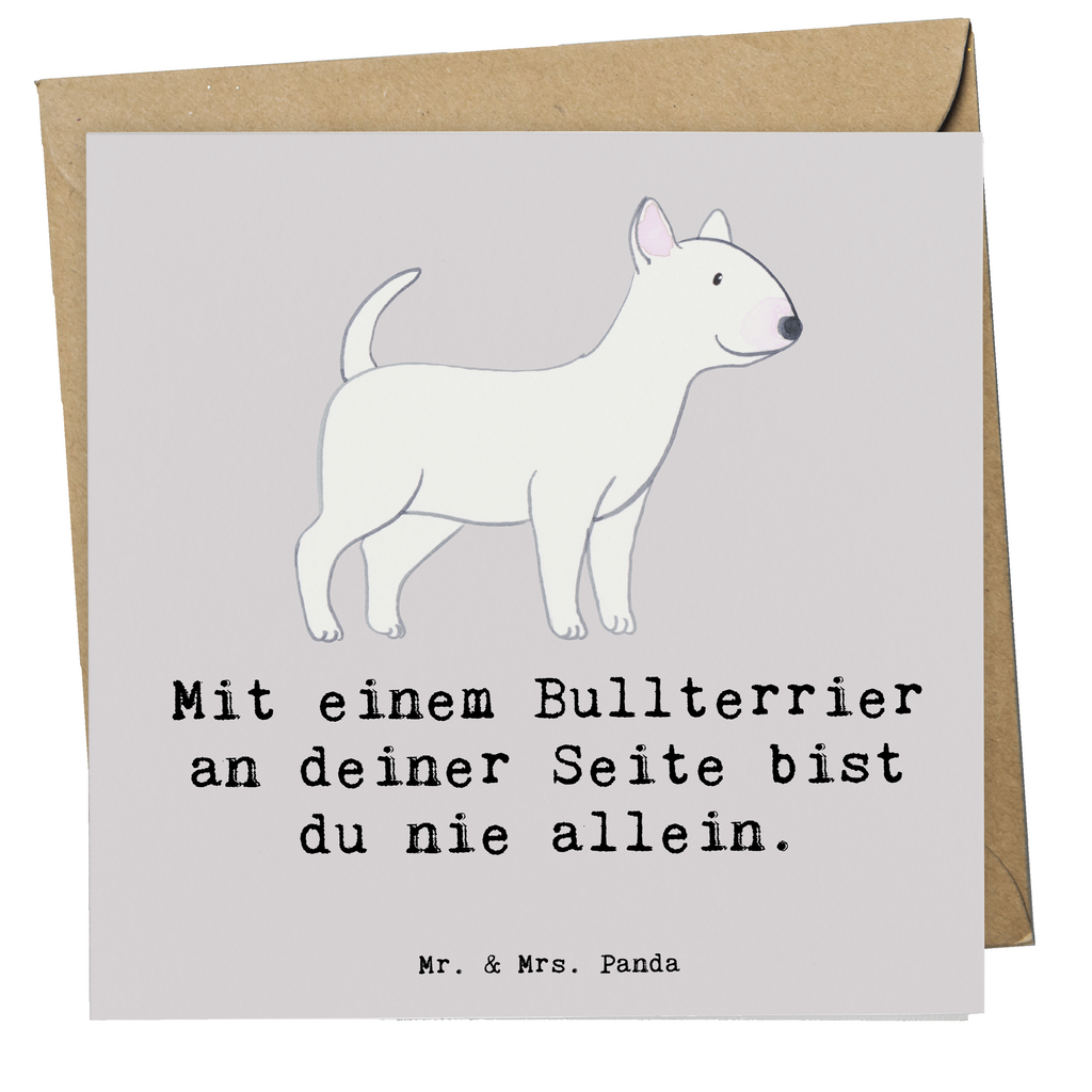 Deluxe Karte Bullterrier Begleiter Karte, Grußkarte, Klappkarte, Einladungskarte, Glückwunschkarte, Hochzeitskarte, Geburtstagskarte, Hochwertige Grußkarte, Hochwertige Klappkarte, Hund, Hunderasse, Rassehund, Hundebesitzer, Geschenk, Tierfreund, Schenken, Welpe