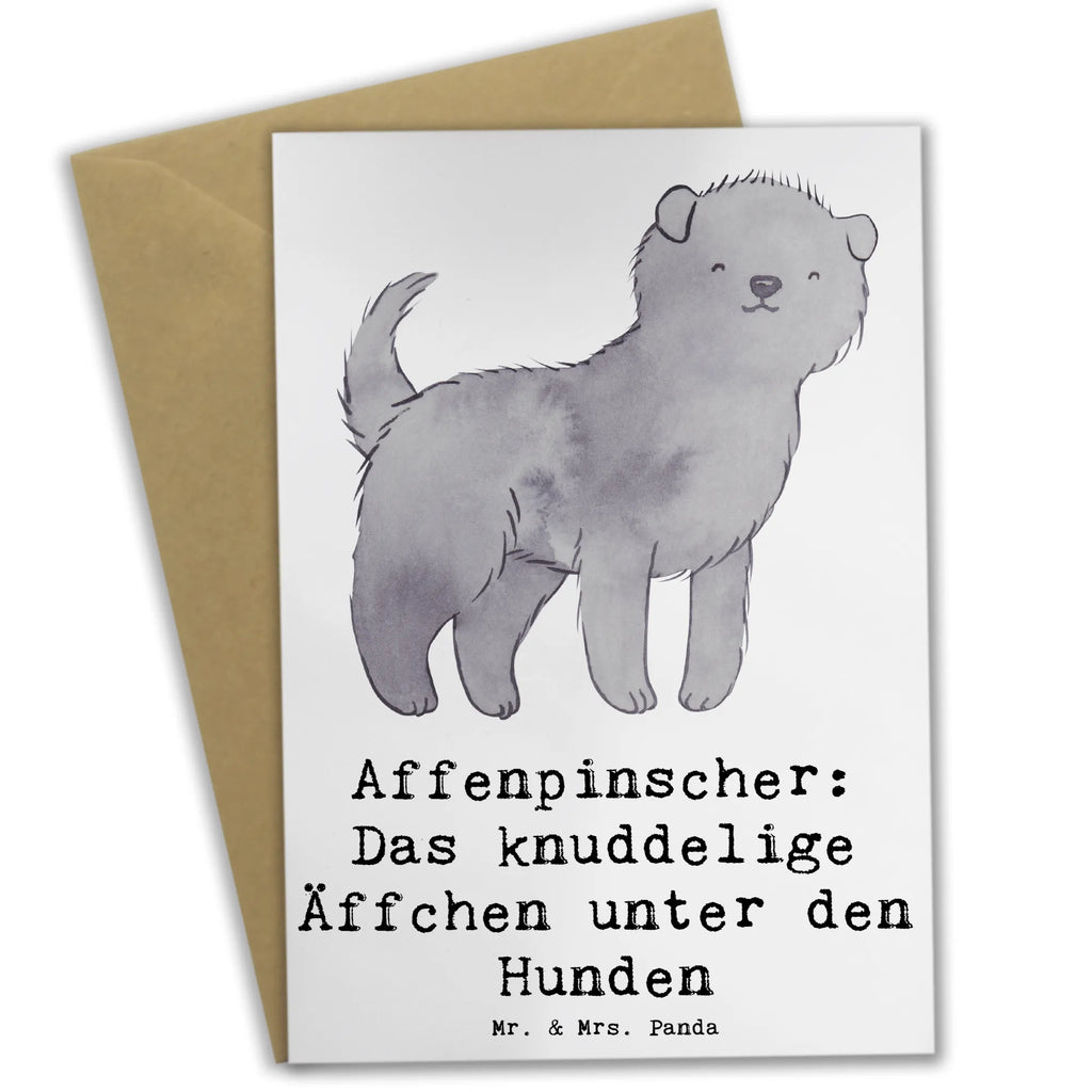 Grußkarte Affenpinscher Äffchen Grußkarte, Klappkarte, Einladungskarte, Glückwunschkarte, Hochzeitskarte, Geburtstagskarte, Karte, Ansichtskarten, Hund, Hunderasse, Rassehund, Hundebesitzer, Geschenk, Tierfreund, Schenken, Welpe