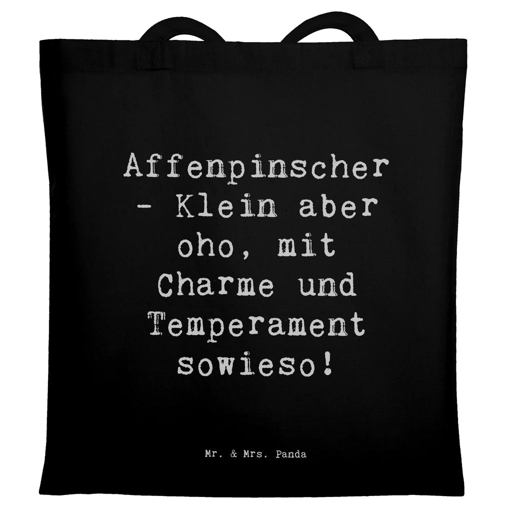 Tragetasche Spruch Affenpinscher Charme Beuteltasche, Beutel, Einkaufstasche, Jutebeutel, Stoffbeutel, Tasche, Shopper, Umhängetasche, Strandtasche, Schultertasche, Stofftasche, Tragetasche, Badetasche, Jutetasche, Einkaufstüte, Laptoptasche, Hund, Hunderasse, Rassehund, Hundebesitzer, Geschenk, Tierfreund, Schenken, Welpe