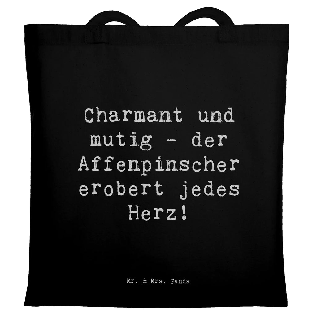 Tragetasche Spruch Affenpinscher Charmeur Beuteltasche, Beutel, Einkaufstasche, Jutebeutel, Stoffbeutel, Tasche, Shopper, Umhängetasche, Strandtasche, Schultertasche, Stofftasche, Tragetasche, Badetasche, Jutetasche, Einkaufstüte, Laptoptasche, Hund, Hunderasse, Rassehund, Hundebesitzer, Geschenk, Tierfreund, Schenken, Welpe