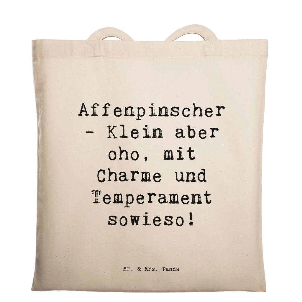 Tragetasche Spruch Affenpinscher Charme Beuteltasche, Beutel, Einkaufstasche, Jutebeutel, Stoffbeutel, Tasche, Shopper, Umhängetasche, Strandtasche, Schultertasche, Stofftasche, Tragetasche, Badetasche, Jutetasche, Einkaufstüte, Laptoptasche, Hund, Hunderasse, Rassehund, Hundebesitzer, Geschenk, Tierfreund, Schenken, Welpe