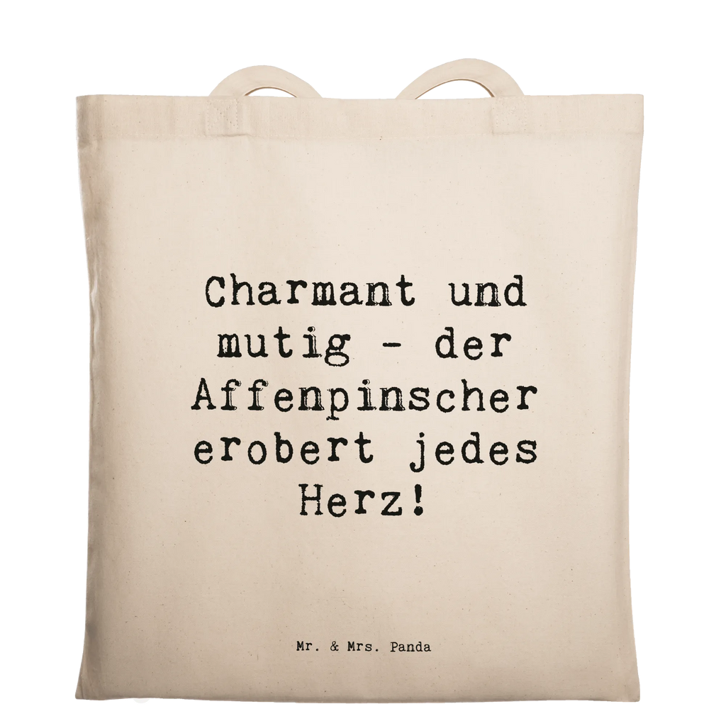 Tragetasche Spruch Affenpinscher Charmeur Beuteltasche, Beutel, Einkaufstasche, Jutebeutel, Stoffbeutel, Tasche, Shopper, Umhängetasche, Strandtasche, Schultertasche, Stofftasche, Tragetasche, Badetasche, Jutetasche, Einkaufstüte, Laptoptasche, Hund, Hunderasse, Rassehund, Hundebesitzer, Geschenk, Tierfreund, Schenken, Welpe