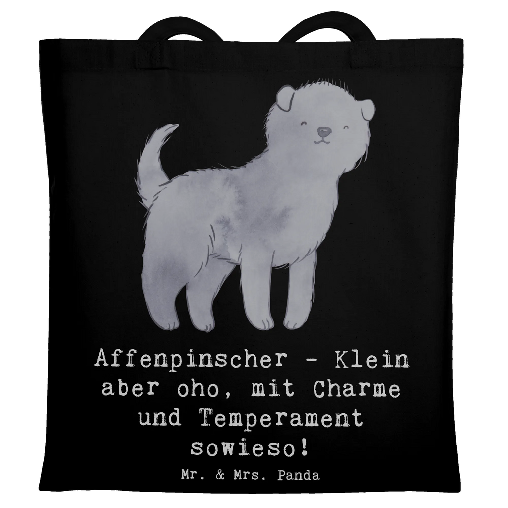 Tragetasche Affenpinscher Charme Beuteltasche, Beutel, Einkaufstasche, Jutebeutel, Stoffbeutel, Tasche, Shopper, Umhängetasche, Strandtasche, Schultertasche, Stofftasche, Tragetasche, Badetasche, Jutetasche, Einkaufstüte, Laptoptasche, Hund, Hunderasse, Rassehund, Hundebesitzer, Geschenk, Tierfreund, Schenken, Welpe