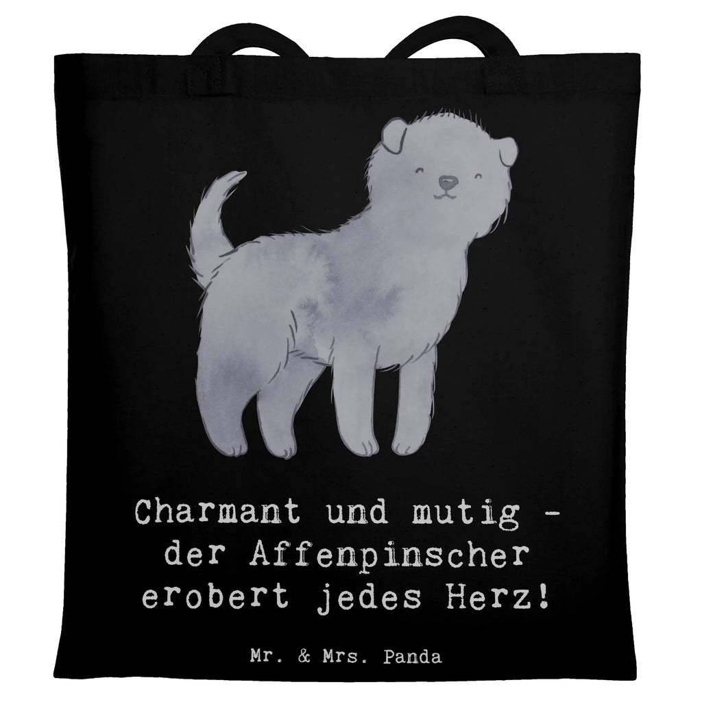 Tragetasche Affenpinscher Charmeur Beuteltasche, Beutel, Einkaufstasche, Jutebeutel, Stoffbeutel, Tasche, Shopper, Umhängetasche, Strandtasche, Schultertasche, Stofftasche, Tragetasche, Badetasche, Jutetasche, Einkaufstüte, Laptoptasche, Hund, Hunderasse, Rassehund, Hundebesitzer, Geschenk, Tierfreund, Schenken, Welpe