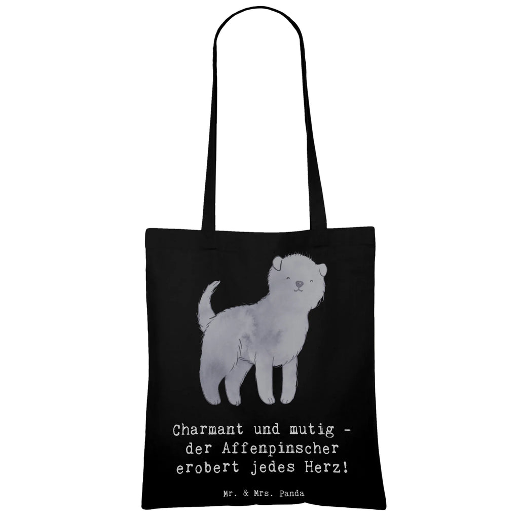 Tragetasche Affenpinscher Charmeur Beuteltasche, Beutel, Einkaufstasche, Jutebeutel, Stoffbeutel, Tasche, Shopper, Umhängetasche, Strandtasche, Schultertasche, Stofftasche, Tragetasche, Badetasche, Jutetasche, Einkaufstüte, Laptoptasche, Hund, Hunderasse, Rassehund, Hundebesitzer, Geschenk, Tierfreund, Schenken, Welpe