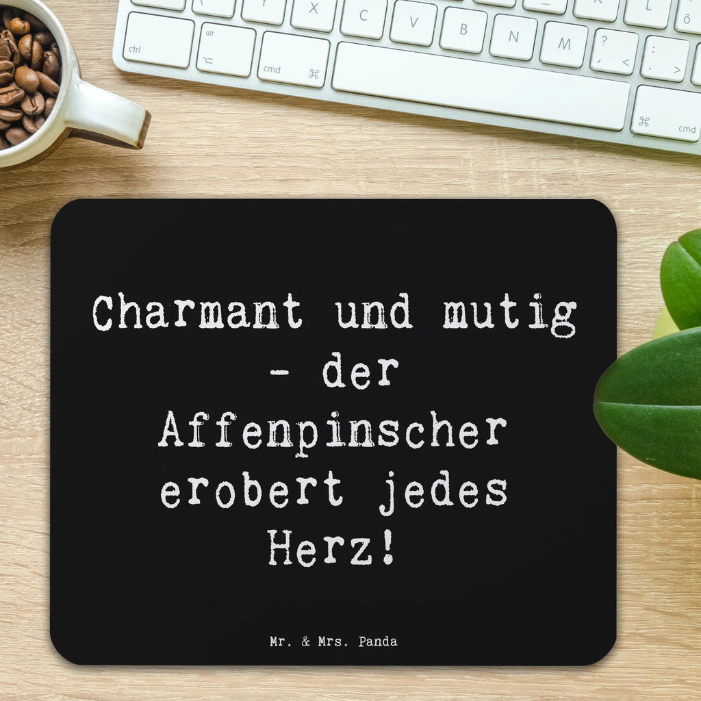 Mauspad Spruch Affenpinscher Charmeur Mousepad, Computer zubehör, Büroausstattung, PC Zubehör, Arbeitszimmer, Mauspad, Einzigartiges Mauspad, Designer Mauspad, Mausunterlage, Mauspad Büro, Hund, Hunderasse, Rassehund, Hundebesitzer, Geschenk, Tierfreund, Schenken, Welpe