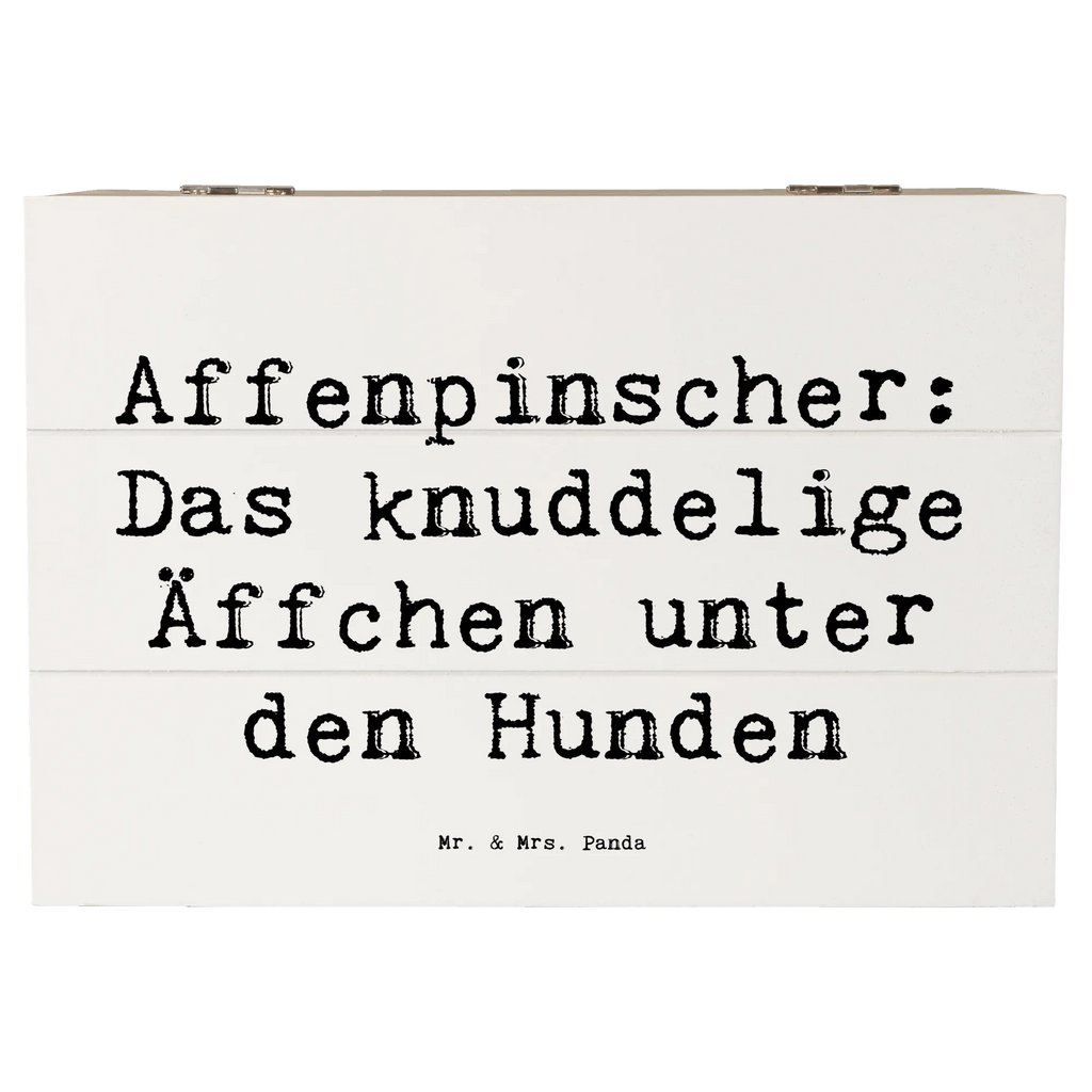 Holzkiste Spruch Affenpinscher Äffchen Holzkiste, Kiste, Schatzkiste, Truhe, Schatulle, XXL, Erinnerungsbox, Erinnerungskiste, Dekokiste, Aufbewahrungsbox, Geschenkbox, Geschenkdose, Hund, Hunderasse, Rassehund, Hundebesitzer, Geschenk, Tierfreund, Schenken, Welpe