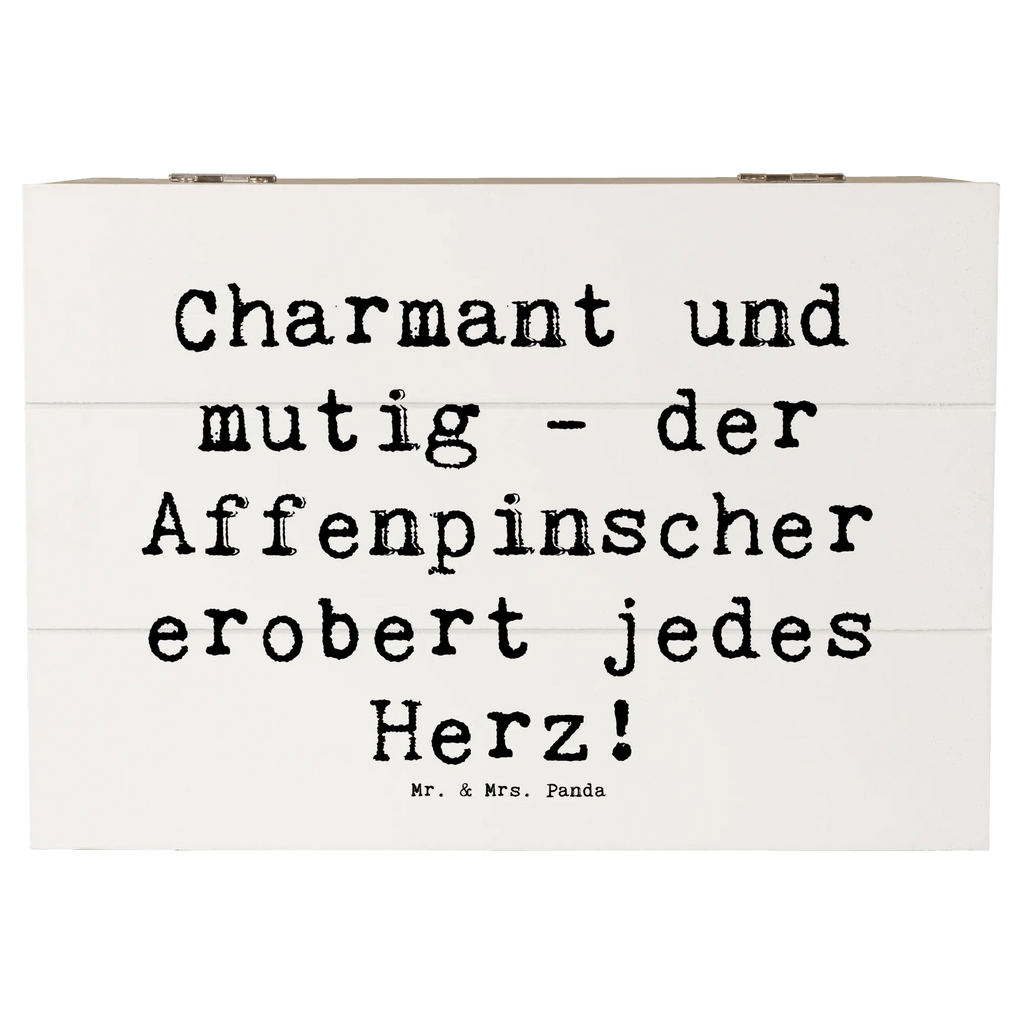 Holzkiste Spruch Affenpinscher Charmeur Holzkiste, Kiste, Schatzkiste, Truhe, Schatulle, XXL, Erinnerungsbox, Erinnerungskiste, Dekokiste, Aufbewahrungsbox, Geschenkbox, Geschenkdose, Hund, Hunderasse, Rassehund, Hundebesitzer, Geschenk, Tierfreund, Schenken, Welpe