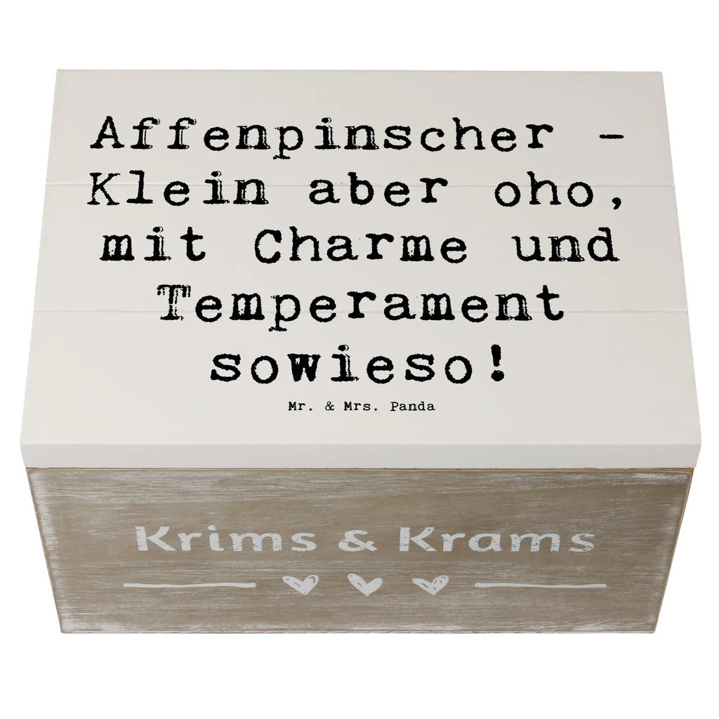 Holzkiste Spruch Affenpinscher Charme Holzkiste, Kiste, Schatzkiste, Truhe, Schatulle, XXL, Erinnerungsbox, Erinnerungskiste, Dekokiste, Aufbewahrungsbox, Geschenkbox, Geschenkdose, Hund, Hunderasse, Rassehund, Hundebesitzer, Geschenk, Tierfreund, Schenken, Welpe