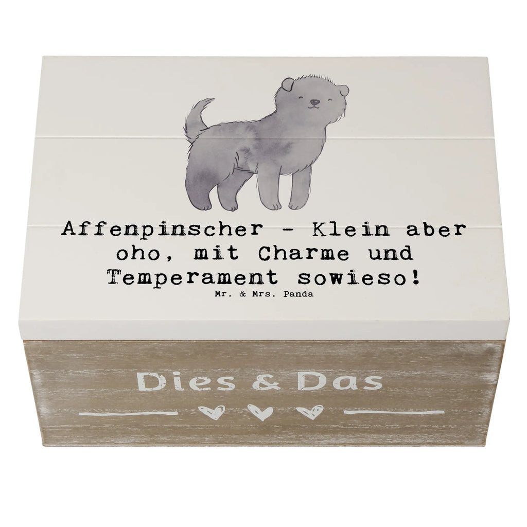 Holzkiste Affenpinscher Charme Holzkiste, Kiste, Schatzkiste, Truhe, Schatulle, XXL, Erinnerungsbox, Erinnerungskiste, Dekokiste, Aufbewahrungsbox, Geschenkbox, Geschenkdose, Hund, Hunderasse, Rassehund, Hundebesitzer, Geschenk, Tierfreund, Schenken, Welpe