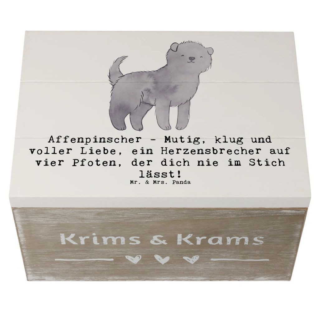 Holzkiste Affenpinscher Liebe Holzkiste, Kiste, Schatzkiste, Truhe, Schatulle, XXL, Erinnerungsbox, Erinnerungskiste, Dekokiste, Aufbewahrungsbox, Geschenkbox, Geschenkdose, Hund, Hunderasse, Rassehund, Hundebesitzer, Geschenk, Tierfreund, Schenken, Welpe