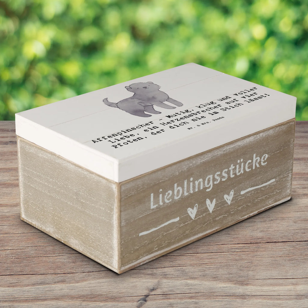 Holzkiste Affenpinscher Liebe Holzkiste, Kiste, Schatzkiste, Truhe, Schatulle, XXL, Erinnerungsbox, Erinnerungskiste, Dekokiste, Aufbewahrungsbox, Geschenkbox, Geschenkdose, Hund, Hunderasse, Rassehund, Hundebesitzer, Geschenk, Tierfreund, Schenken, Welpe