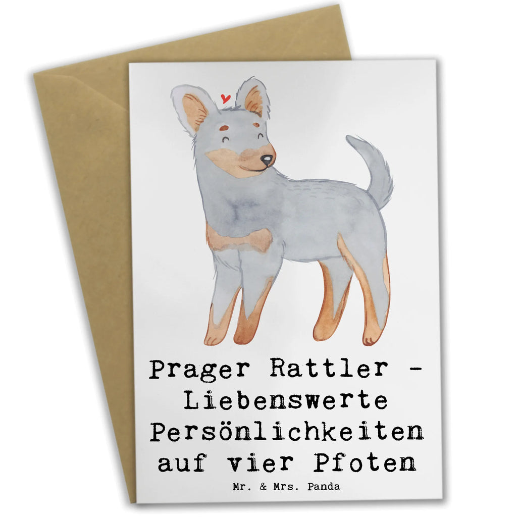 Grußkarte Prager Rattler Grußkarte, Klappkarte, Einladungskarte, Glückwunschkarte, Hochzeitskarte, Geburtstagskarte, Karte, Ansichtskarten, Hund, Hunderasse, Rassehund, Hundebesitzer, Geschenk, Tierfreund, Schenken, Welpe