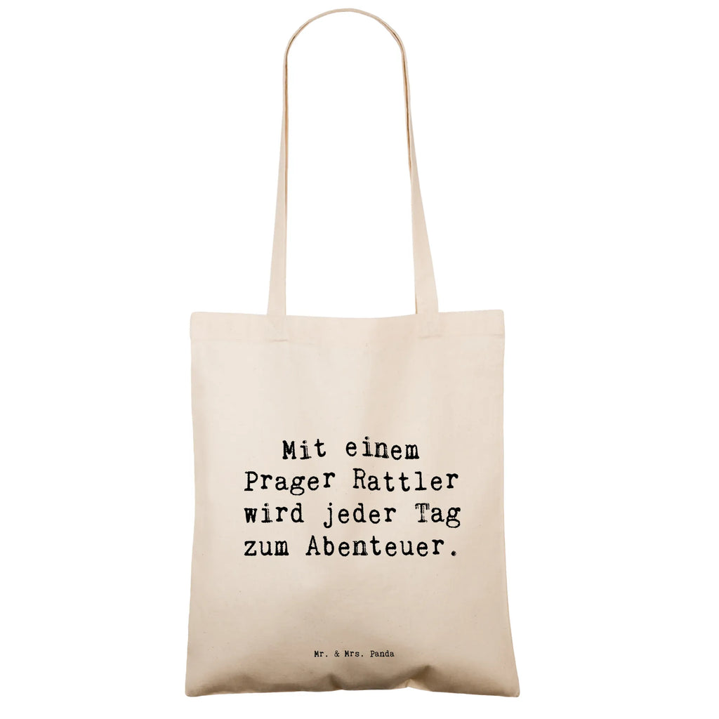 Tragetasche Spruch Prager Rattler Abenteuer Beuteltasche, Beutel, Einkaufstasche, Jutebeutel, Stoffbeutel, Tasche, Shopper, Umhängetasche, Strandtasche, Schultertasche, Stofftasche, Tragetasche, Badetasche, Jutetasche, Einkaufstüte, Laptoptasche, Hund, Hunderasse, Rassehund, Hundebesitzer, Geschenk, Tierfreund, Schenken, Welpe