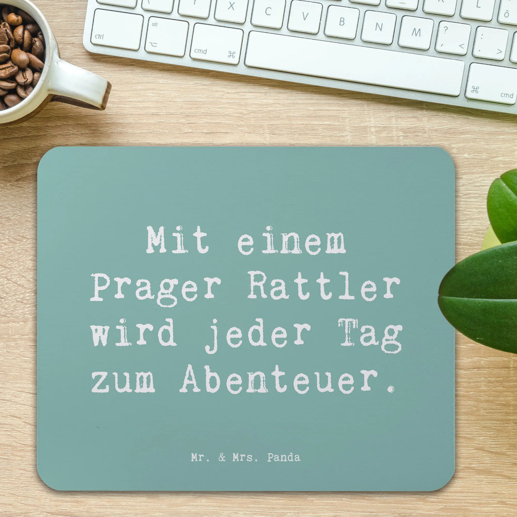 Mauspad Spruch Prager Rattler Abenteuer Mousepad, Computer zubehör, Büroausstattung, PC Zubehör, Arbeitszimmer, Mauspad, Einzigartiges Mauspad, Designer Mauspad, Mausunterlage, Mauspad Büro, Hund, Hunderasse, Rassehund, Hundebesitzer, Geschenk, Tierfreund, Schenken, Welpe