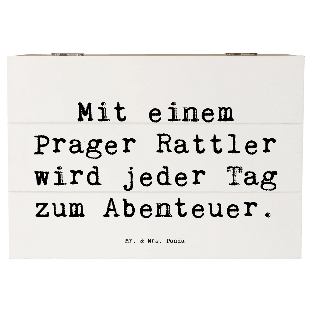 Holzkiste Spruch Prager Rattler Abenteuer Holzkiste, Kiste, Schatzkiste, Truhe, Schatulle, XXL, Erinnerungsbox, Erinnerungskiste, Dekokiste, Aufbewahrungsbox, Geschenkbox, Geschenkdose, Hund, Hunderasse, Rassehund, Hundebesitzer, Geschenk, Tierfreund, Schenken, Welpe