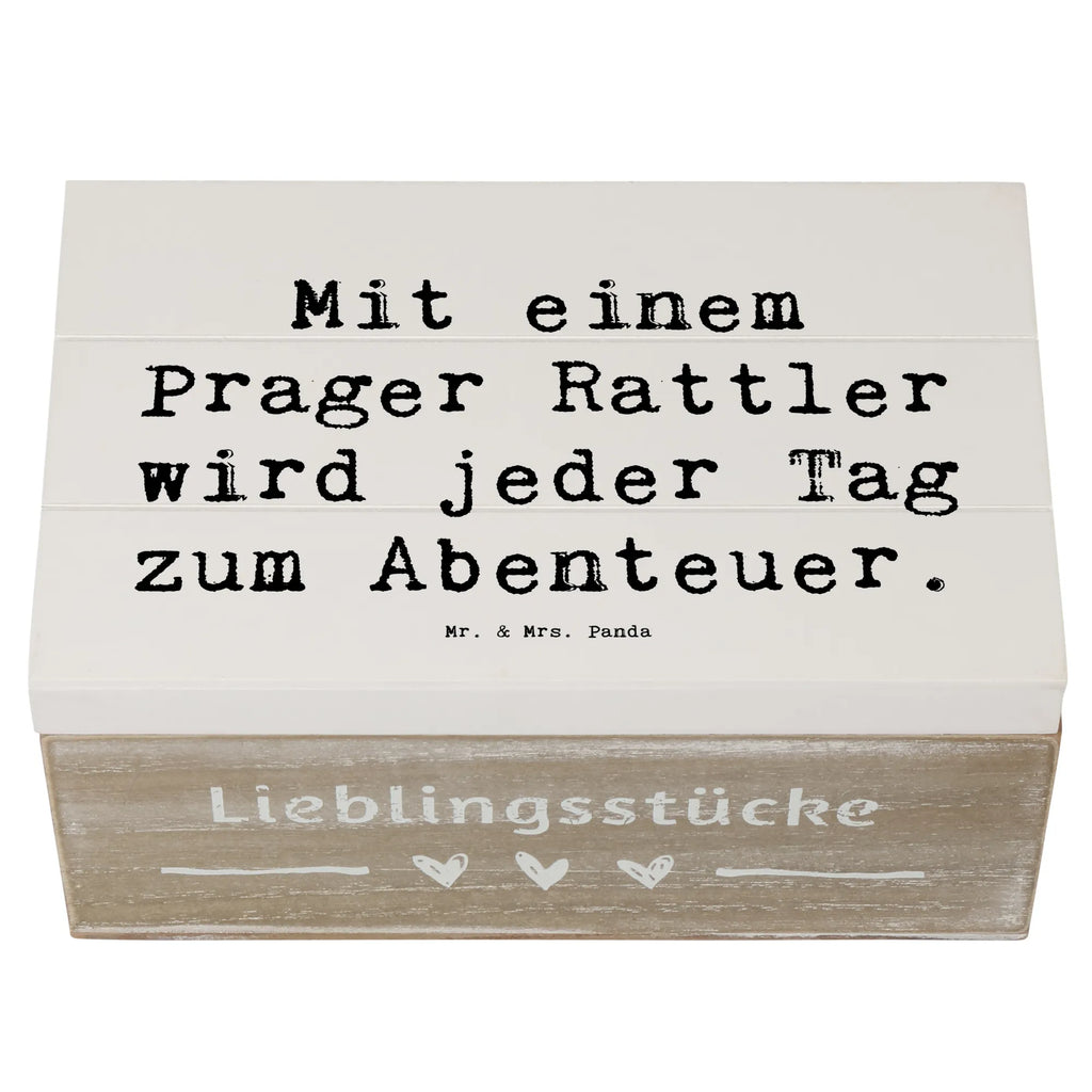 Holzkiste Spruch Prager Rattler Abenteuer Holzkiste, Kiste, Schatzkiste, Truhe, Schatulle, XXL, Erinnerungsbox, Erinnerungskiste, Dekokiste, Aufbewahrungsbox, Geschenkbox, Geschenkdose, Hund, Hunderasse, Rassehund, Hundebesitzer, Geschenk, Tierfreund, Schenken, Welpe