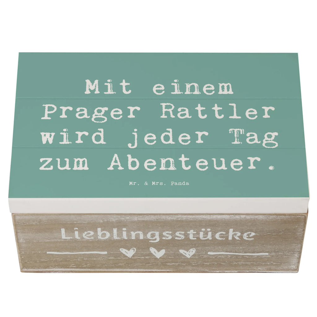 Holzkiste Spruch Prager Rattler Abenteuer Holzkiste, Kiste, Schatzkiste, Truhe, Schatulle, XXL, Erinnerungsbox, Erinnerungskiste, Dekokiste, Aufbewahrungsbox, Geschenkbox, Geschenkdose, Hund, Hunderasse, Rassehund, Hundebesitzer, Geschenk, Tierfreund, Schenken, Welpe