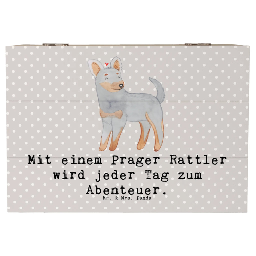 Holzkiste Prager Rattler Abenteuer Holzkiste, Kiste, Schatzkiste, Truhe, Schatulle, XXL, Erinnerungsbox, Erinnerungskiste, Dekokiste, Aufbewahrungsbox, Geschenkbox, Geschenkdose, Hund, Hunderasse, Rassehund, Hundebesitzer, Geschenk, Tierfreund, Schenken, Welpe