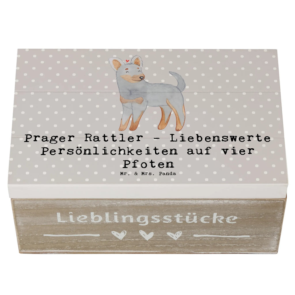 Holzkiste Prager Rattler Holzkiste, Kiste, Schatzkiste, Truhe, Schatulle, XXL, Erinnerungsbox, Erinnerungskiste, Dekokiste, Aufbewahrungsbox, Geschenkbox, Geschenkdose, Hund, Hunderasse, Rassehund, Hundebesitzer, Geschenk, Tierfreund, Schenken, Welpe