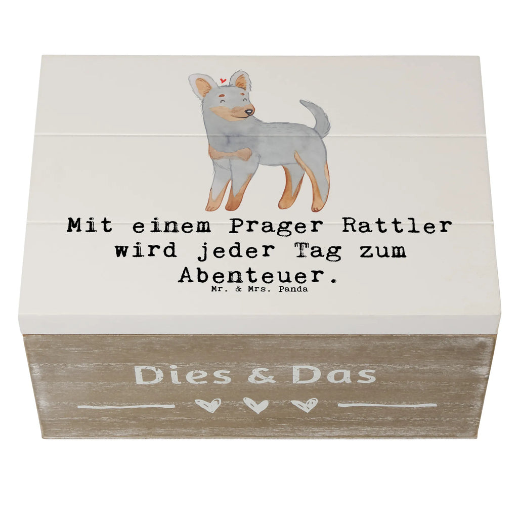 Holzkiste Prager Rattler Abenteuer Holzkiste, Kiste, Schatzkiste, Truhe, Schatulle, XXL, Erinnerungsbox, Erinnerungskiste, Dekokiste, Aufbewahrungsbox, Geschenkbox, Geschenkdose, Hund, Hunderasse, Rassehund, Hundebesitzer, Geschenk, Tierfreund, Schenken, Welpe