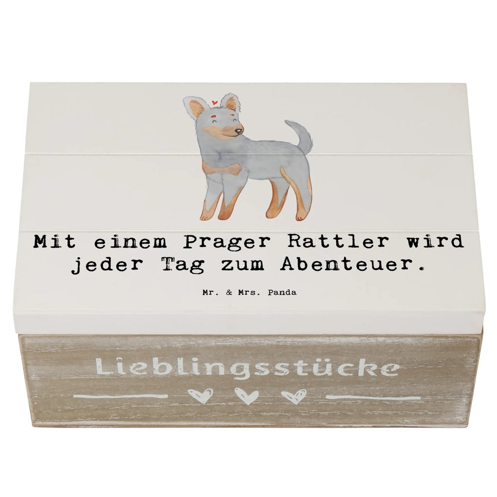 Holzkiste Prager Rattler Abenteuer Holzkiste, Kiste, Schatzkiste, Truhe, Schatulle, XXL, Erinnerungsbox, Erinnerungskiste, Dekokiste, Aufbewahrungsbox, Geschenkbox, Geschenkdose, Hund, Hunderasse, Rassehund, Hundebesitzer, Geschenk, Tierfreund, Schenken, Welpe