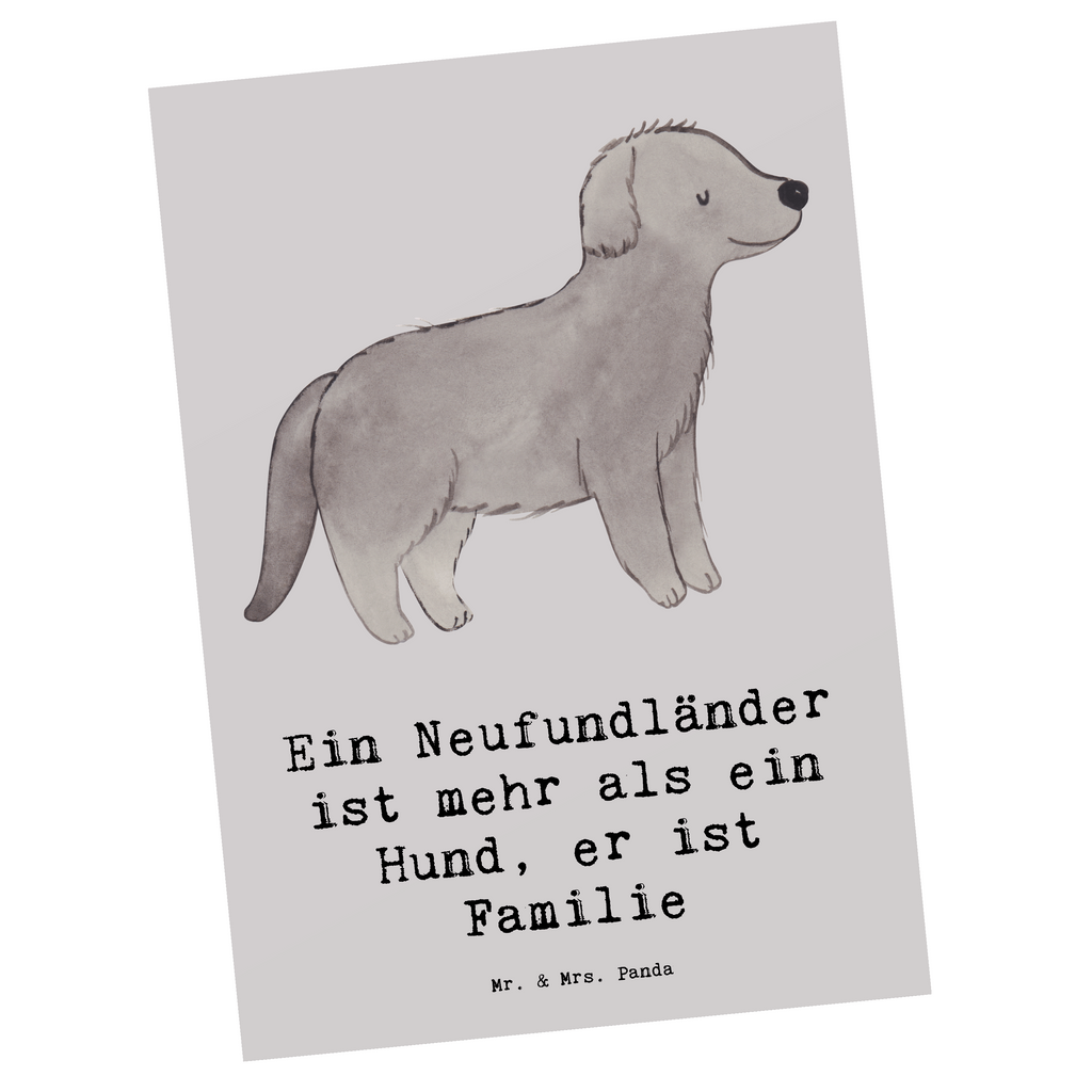 Postkarte Neufundländer Familie Postkarte, Karte, Geschenkkarte, Grußkarte, Einladung, Ansichtskarte, Geburtstagskarte, Einladungskarte, Dankeskarte, Ansichtskarten, Einladung Geburtstag, Einladungskarten Geburtstag, Hund, Hunderasse, Rassehund, Hundebesitzer, Geschenk, Tierfreund, Schenken, Welpe