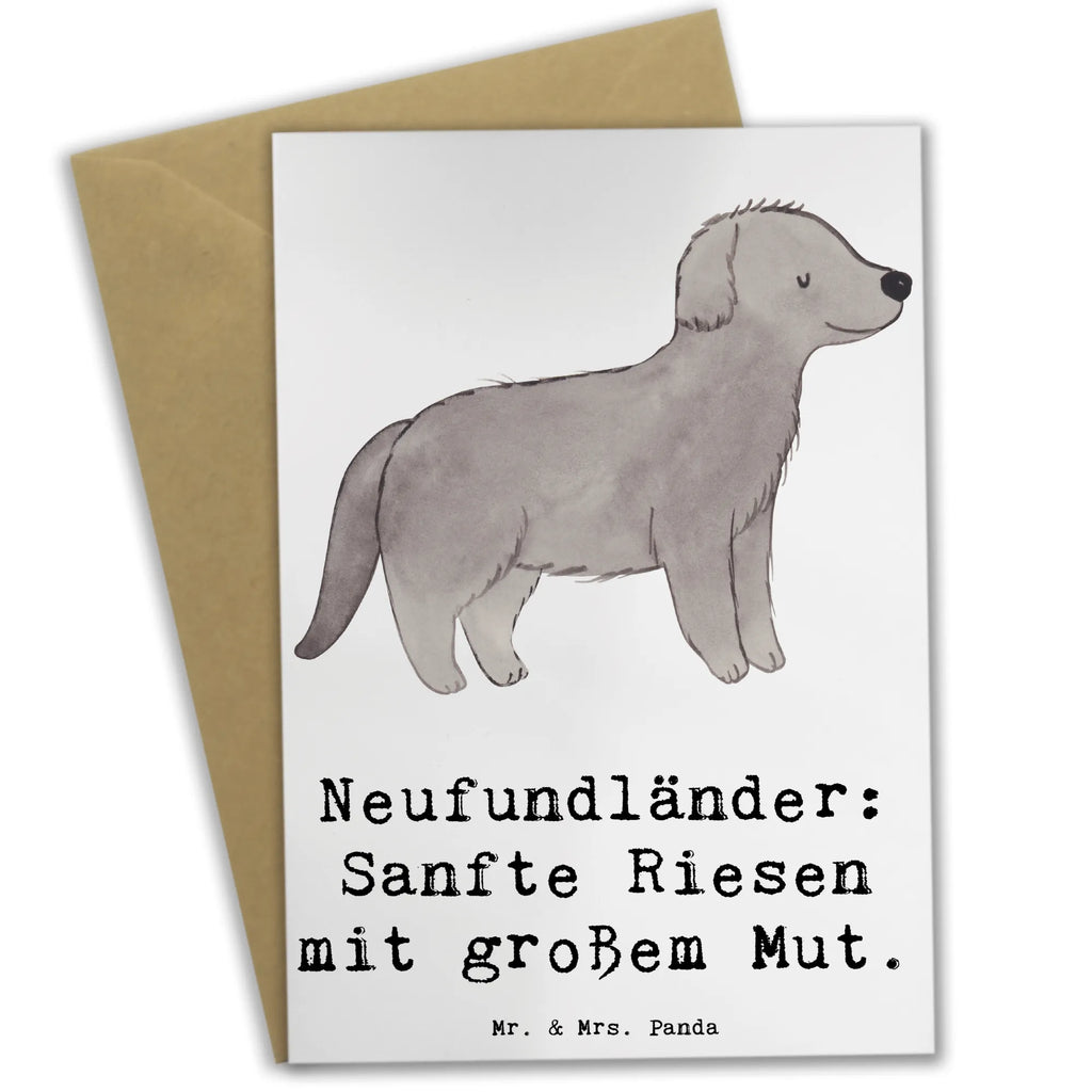 Grußkarte Neufundländer Liebe Grußkarte, Klappkarte, Einladungskarte, Glückwunschkarte, Hochzeitskarte, Geburtstagskarte, Karte, Ansichtskarten, Hund, Hunderasse, Rassehund, Hundebesitzer, Geschenk, Tierfreund, Schenken, Welpe