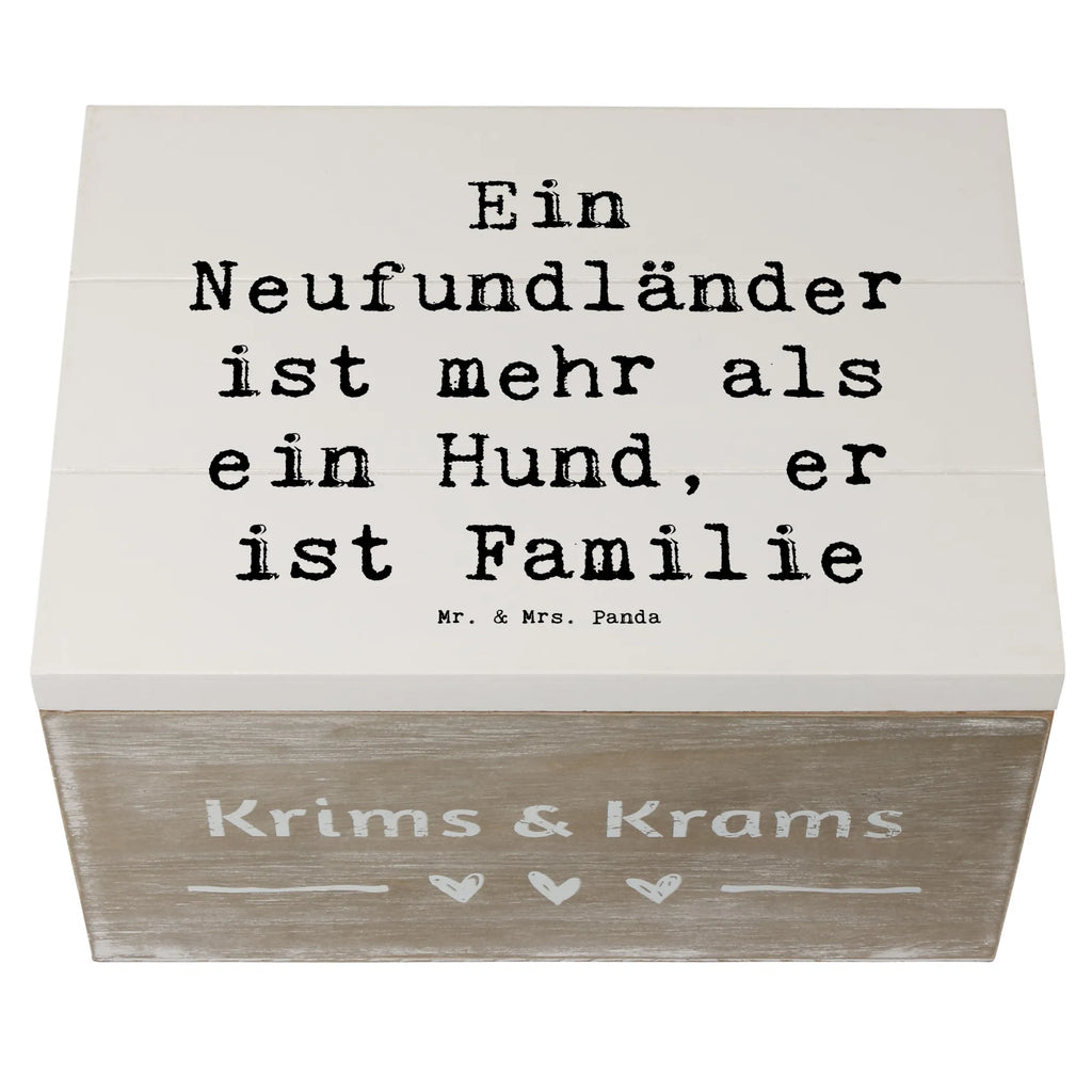 Holzkiste Spruch Neufundländer Familie Holzkiste, Kiste, Schatzkiste, Truhe, Schatulle, XXL, Erinnerungsbox, Erinnerungskiste, Dekokiste, Aufbewahrungsbox, Geschenkbox, Geschenkdose, Hund, Hunderasse, Rassehund, Hundebesitzer, Geschenk, Tierfreund, Schenken, Welpe