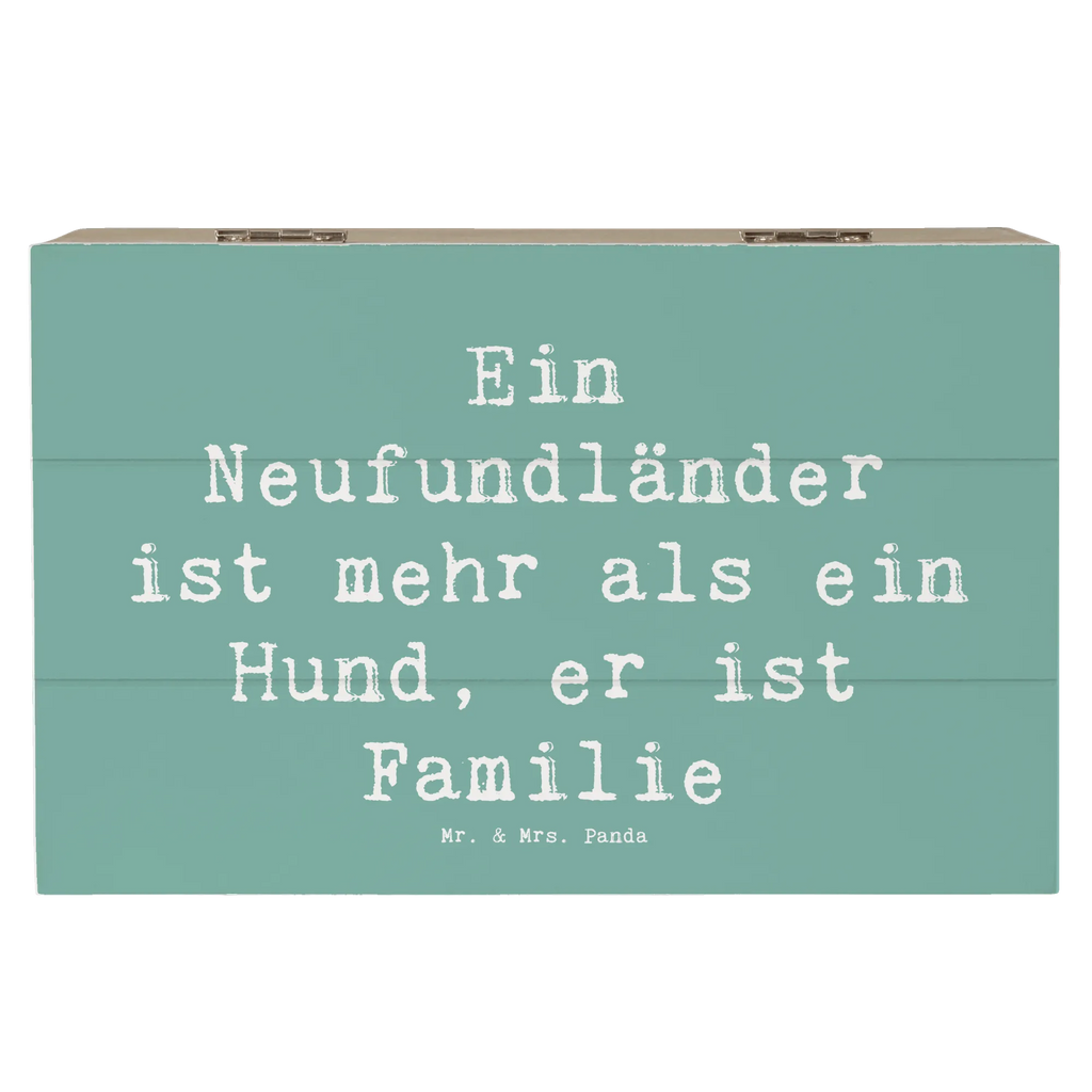 Holzkiste Spruch Neufundländer Familie Holzkiste, Kiste, Schatzkiste, Truhe, Schatulle, XXL, Erinnerungsbox, Erinnerungskiste, Dekokiste, Aufbewahrungsbox, Geschenkbox, Geschenkdose, Hund, Hunderasse, Rassehund, Hundebesitzer, Geschenk, Tierfreund, Schenken, Welpe