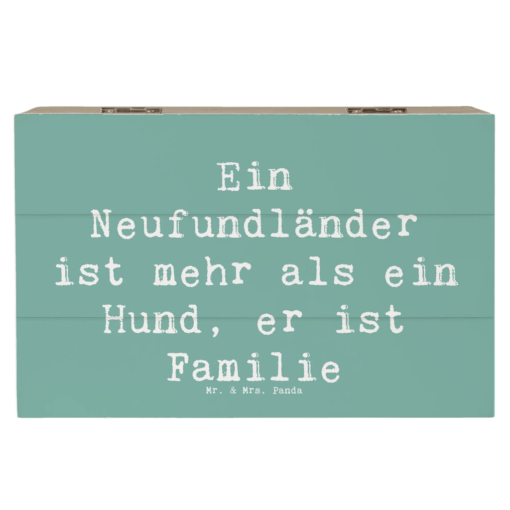 Holzkiste Spruch Neufundländer Familie Holzkiste, Kiste, Schatzkiste, Truhe, Schatulle, XXL, Erinnerungsbox, Erinnerungskiste, Dekokiste, Aufbewahrungsbox, Geschenkbox, Geschenkdose, Hund, Hunderasse, Rassehund, Hundebesitzer, Geschenk, Tierfreund, Schenken, Welpe