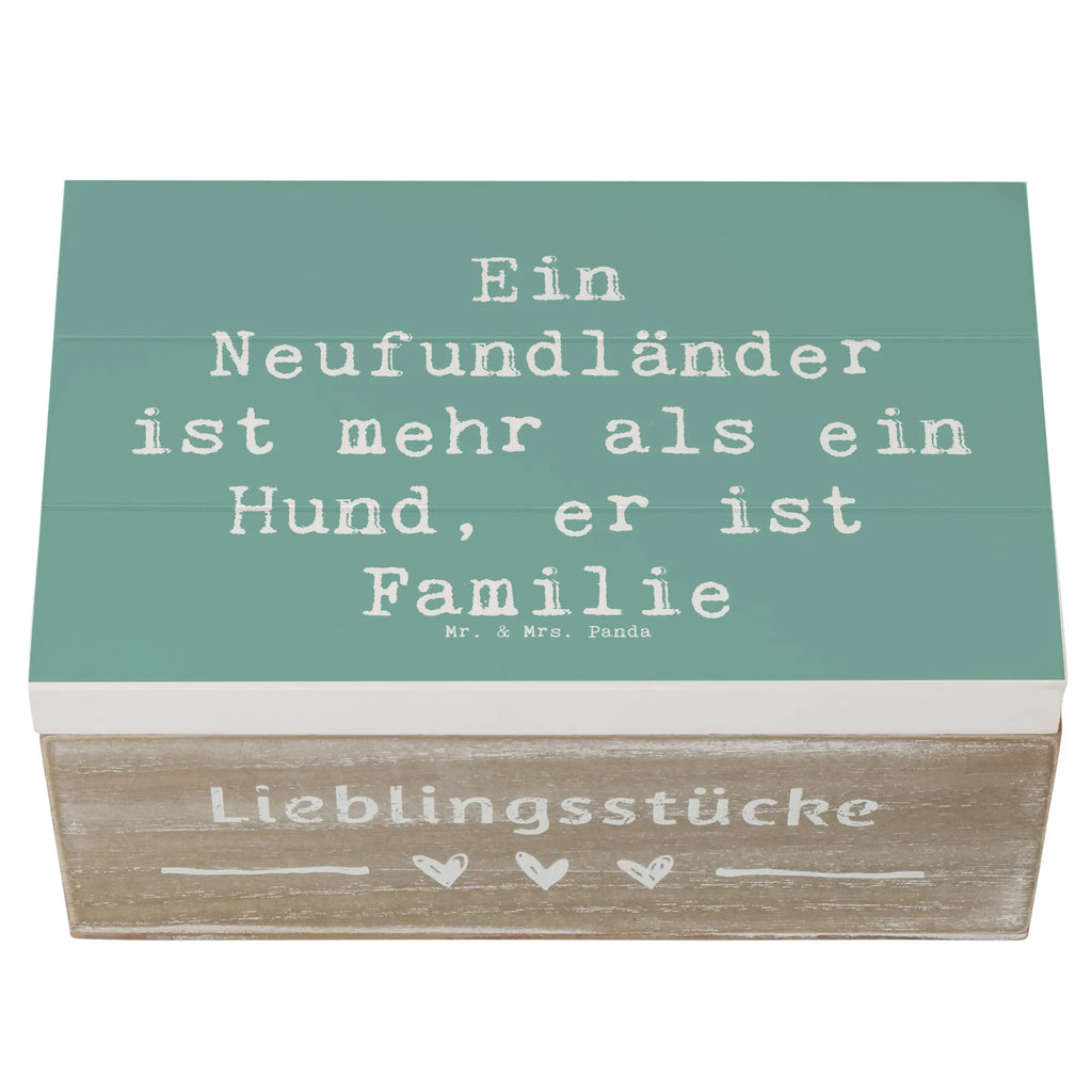 Holzkiste Spruch Neufundländer Familie Holzkiste, Kiste, Schatzkiste, Truhe, Schatulle, XXL, Erinnerungsbox, Erinnerungskiste, Dekokiste, Aufbewahrungsbox, Geschenkbox, Geschenkdose, Hund, Hunderasse, Rassehund, Hundebesitzer, Geschenk, Tierfreund, Schenken, Welpe