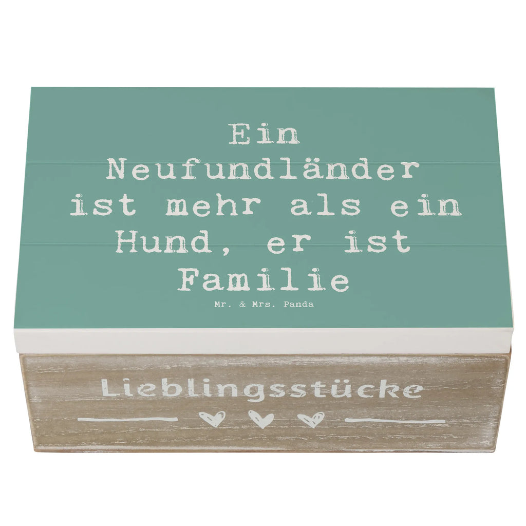 Holzkiste Spruch Neufundländer Familie Holzkiste, Kiste, Schatzkiste, Truhe, Schatulle, XXL, Erinnerungsbox, Erinnerungskiste, Dekokiste, Aufbewahrungsbox, Geschenkbox, Geschenkdose, Hund, Hunderasse, Rassehund, Hundebesitzer, Geschenk, Tierfreund, Schenken, Welpe