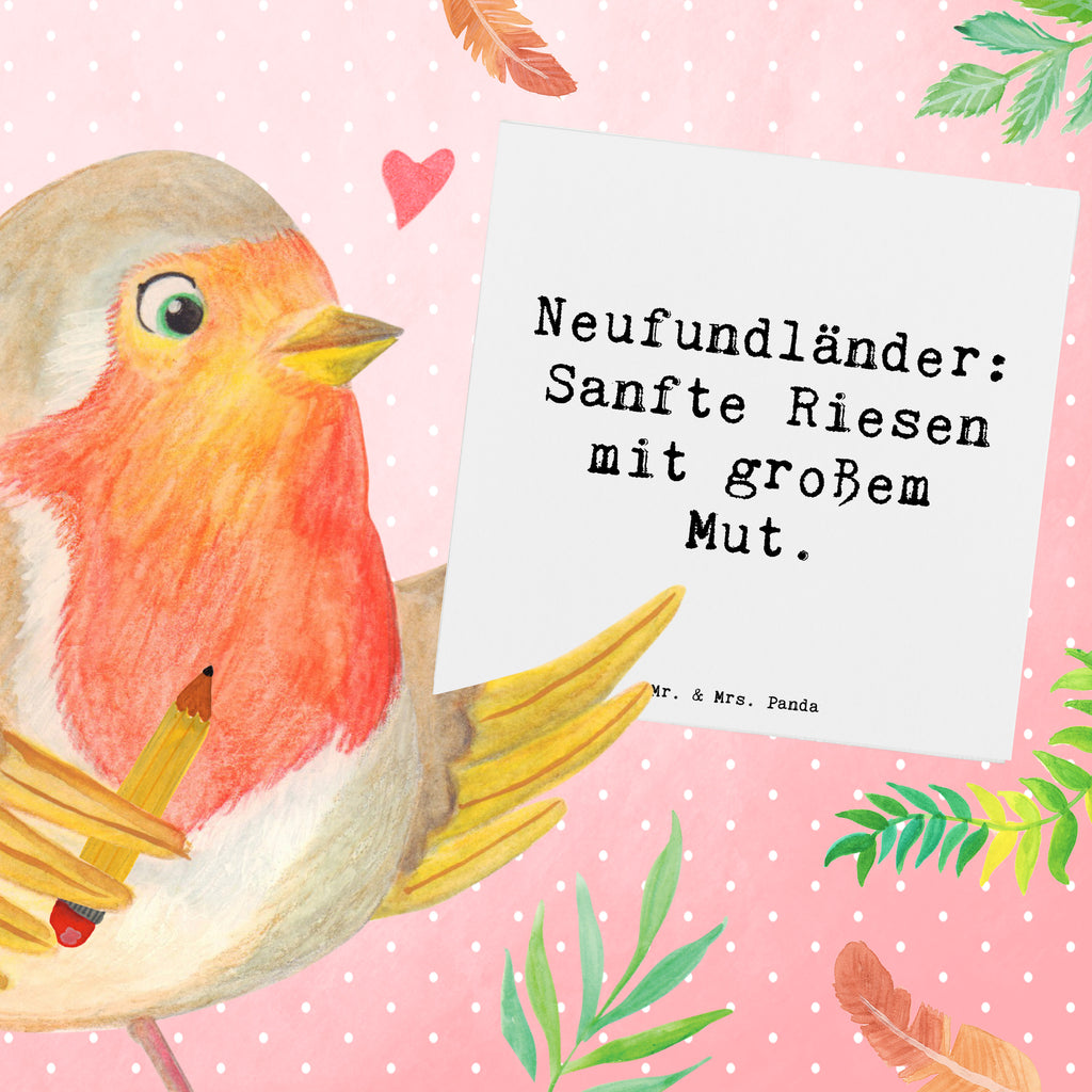 Deluxe Karte Spruch Neufundländer Liebe Karte, Grußkarte, Klappkarte, Einladungskarte, Glückwunschkarte, Hochzeitskarte, Geburtstagskarte, Hochwertige Grußkarte, Hochwertige Klappkarte, Hund, Hunderasse, Rassehund, Hundebesitzer, Geschenk, Tierfreund, Schenken, Welpe