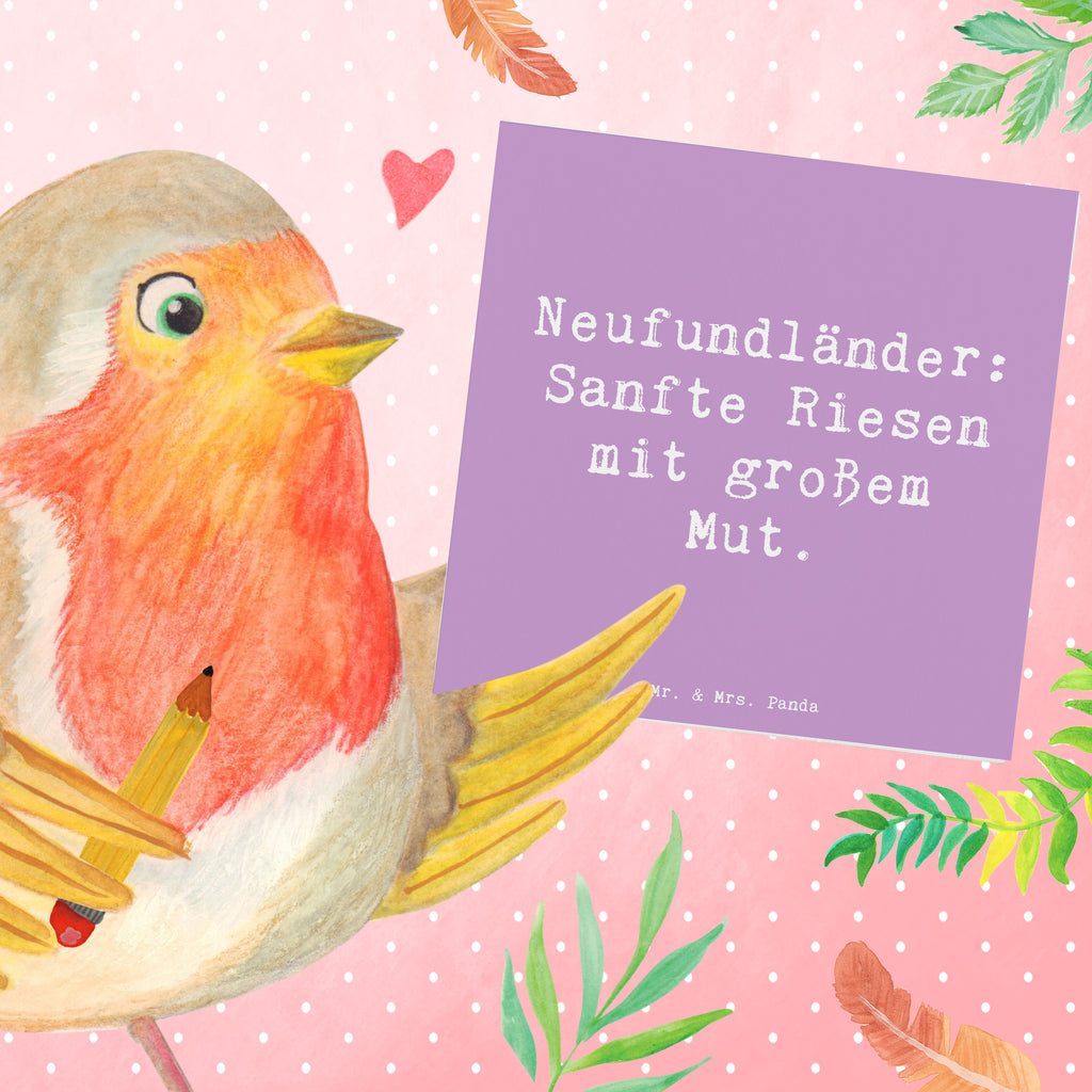 Deluxe Karte Spruch Neufundländer Liebe Karte, Grußkarte, Klappkarte, Einladungskarte, Glückwunschkarte, Hochzeitskarte, Geburtstagskarte, Hochwertige Grußkarte, Hochwertige Klappkarte, Hund, Hunderasse, Rassehund, Hundebesitzer, Geschenk, Tierfreund, Schenken, Welpe