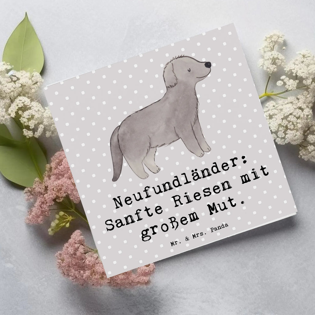 Deluxe Karte Neufundländer Liebe Karte, Grußkarte, Klappkarte, Einladungskarte, Glückwunschkarte, Hochzeitskarte, Geburtstagskarte, Hochwertige Grußkarte, Hochwertige Klappkarte, Hund, Hunderasse, Rassehund, Hundebesitzer, Geschenk, Tierfreund, Schenken, Welpe