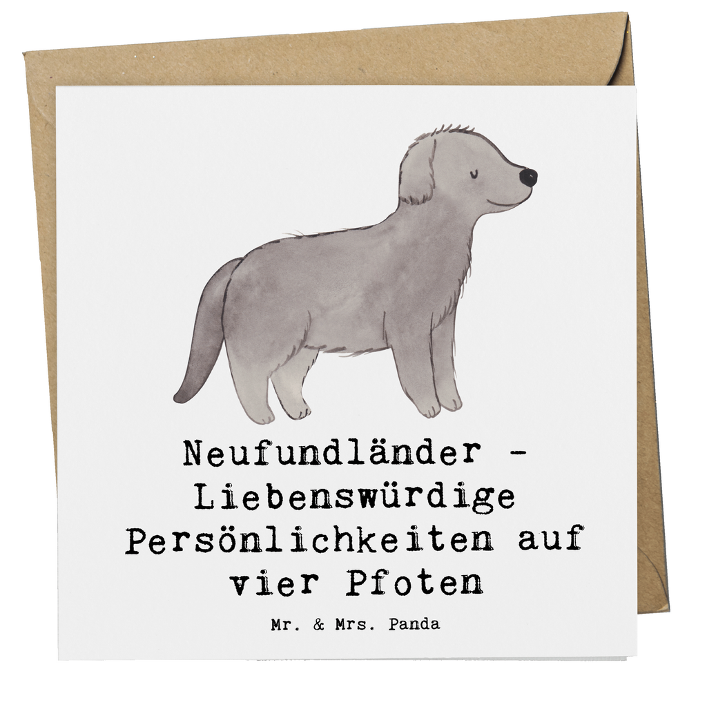 Deluxe Karte Neufundländer Persönlichkeiten Karte, Grußkarte, Klappkarte, Einladungskarte, Glückwunschkarte, Hochzeitskarte, Geburtstagskarte, Hochwertige Grußkarte, Hochwertige Klappkarte, Hund, Hunderasse, Rassehund, Hundebesitzer, Geschenk, Tierfreund, Schenken, Welpe