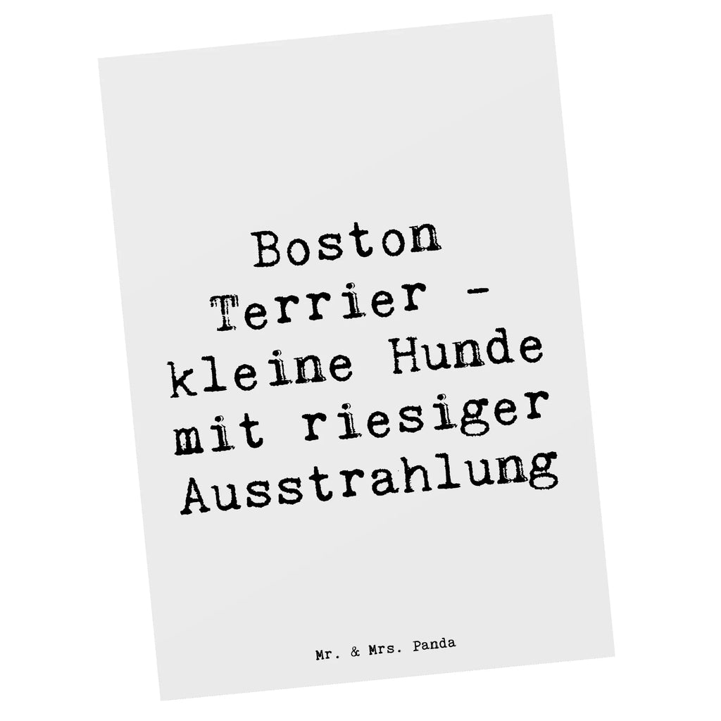 Postkarte Spruch Boston Terrier Postkarte, Karte, Geschenkkarte, Grußkarte, Einladung, Ansichtskarte, Geburtstagskarte, Einladungskarte, Dankeskarte, Ansichtskarten, Einladung Geburtstag, Einladungskarten Geburtstag, Hund, Hunderasse, Rassehund, Hundebesitzer, Geschenk, Tierfreund, Schenken, Welpe