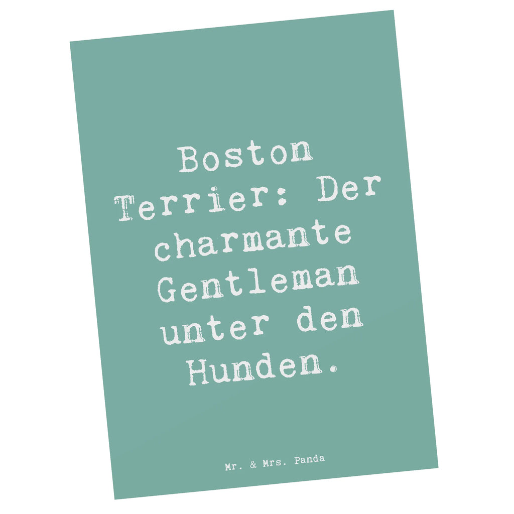 Postkarte Spruch Boston Terrier Gentleman Postkarte, Karte, Geschenkkarte, Grußkarte, Einladung, Ansichtskarte, Geburtstagskarte, Einladungskarte, Dankeskarte, Ansichtskarten, Einladung Geburtstag, Einladungskarten Geburtstag, Hund, Hunderasse, Rassehund, Hundebesitzer, Geschenk, Tierfreund, Schenken, Welpe